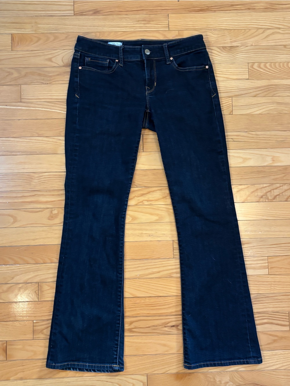 Classic women's Dark Indigo Straight-Leg  bootcut Jeans